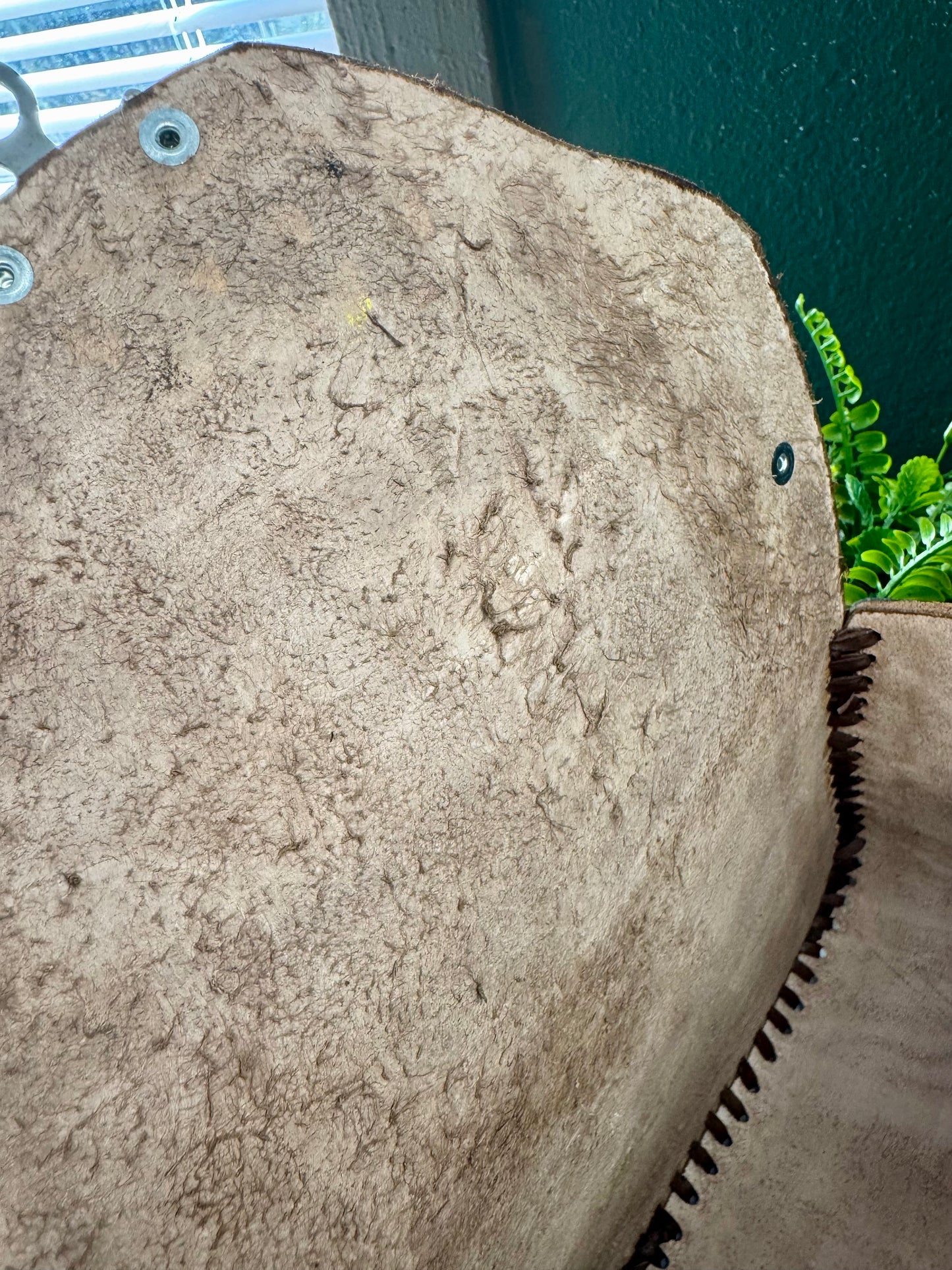 Bolsa de Piel /Leather hand painted