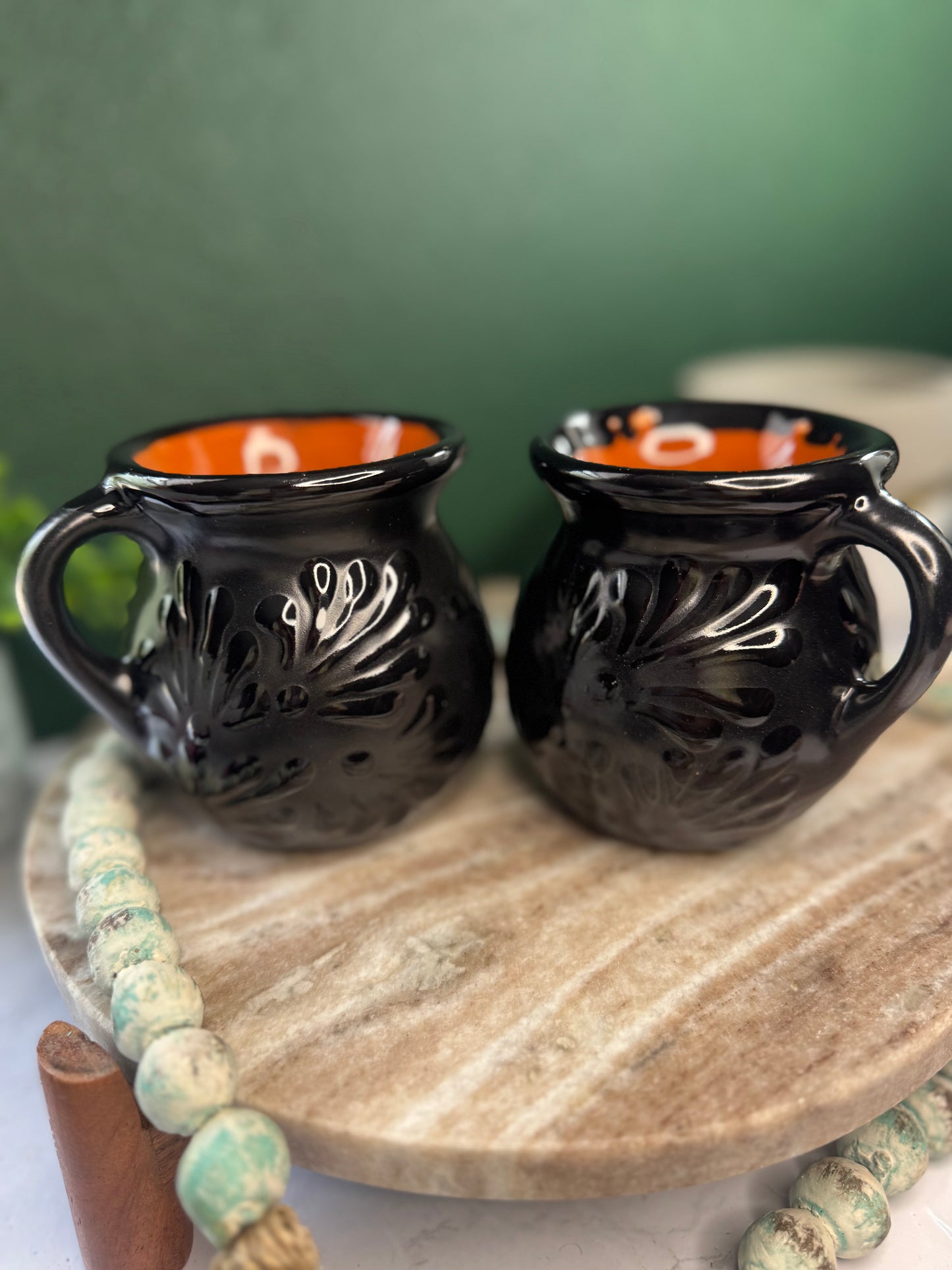 Taza de Engobe talavera Style