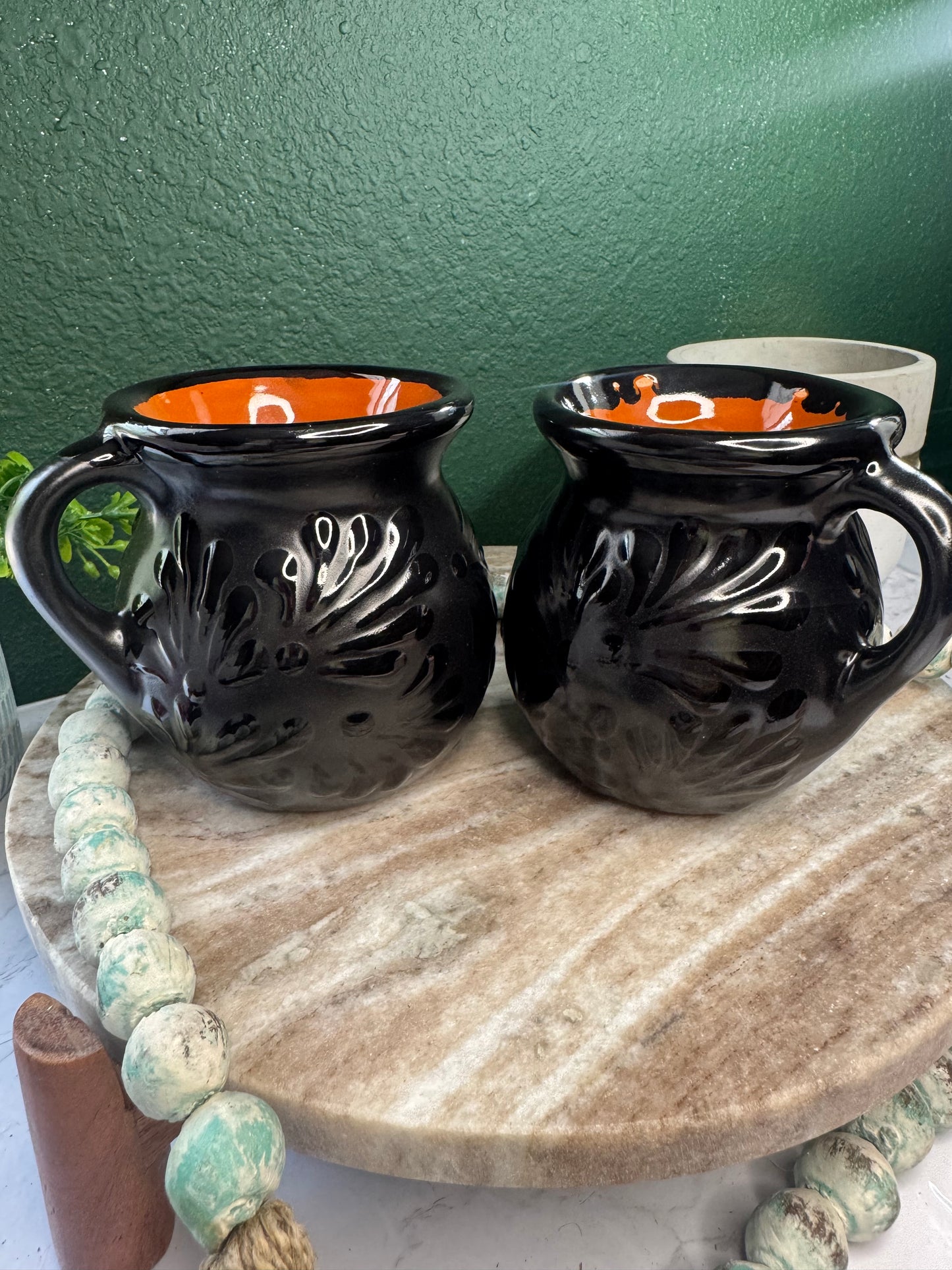 Taza de Engobe talavera Style