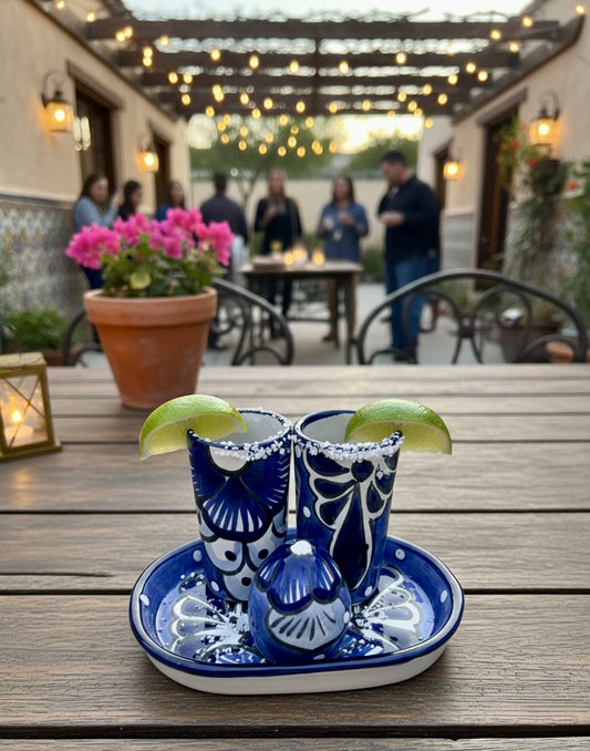 Tequilero Set Talavera