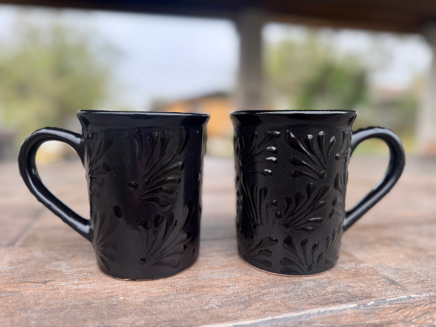 Engobe Mugs  Talavera Style