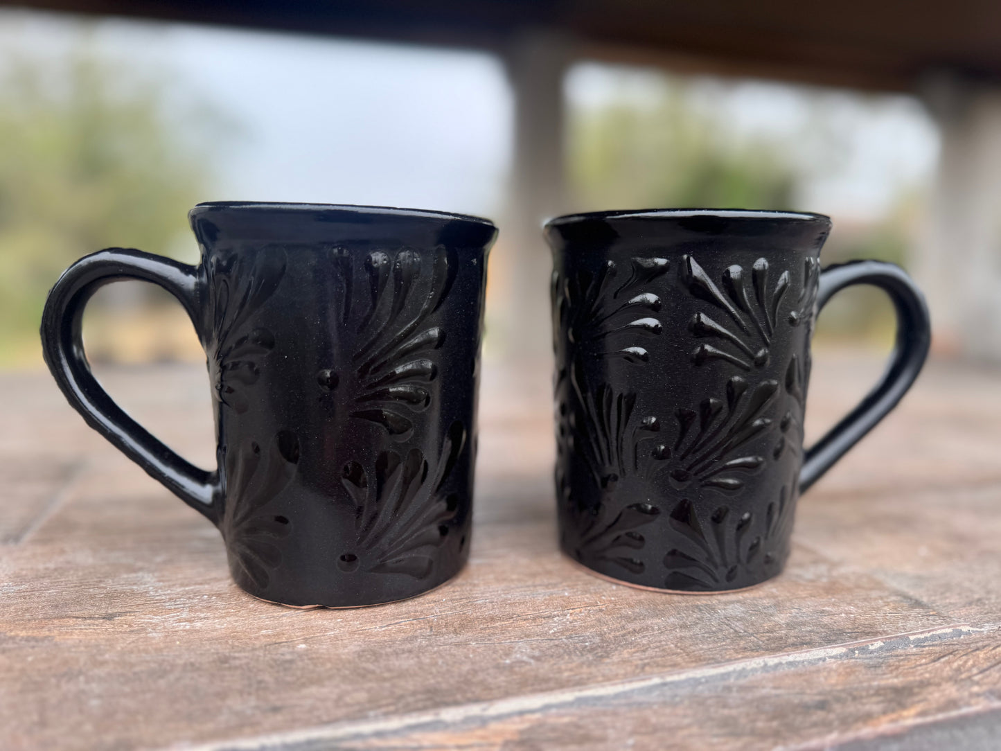 Engobe Mugs  Talavera Style