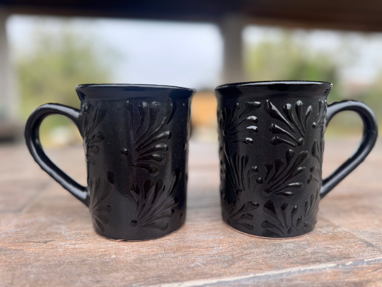 Engobe Mugs  Talavera Style