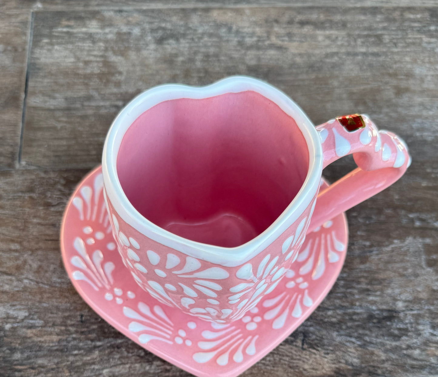 Mug & Heart Plate Set
