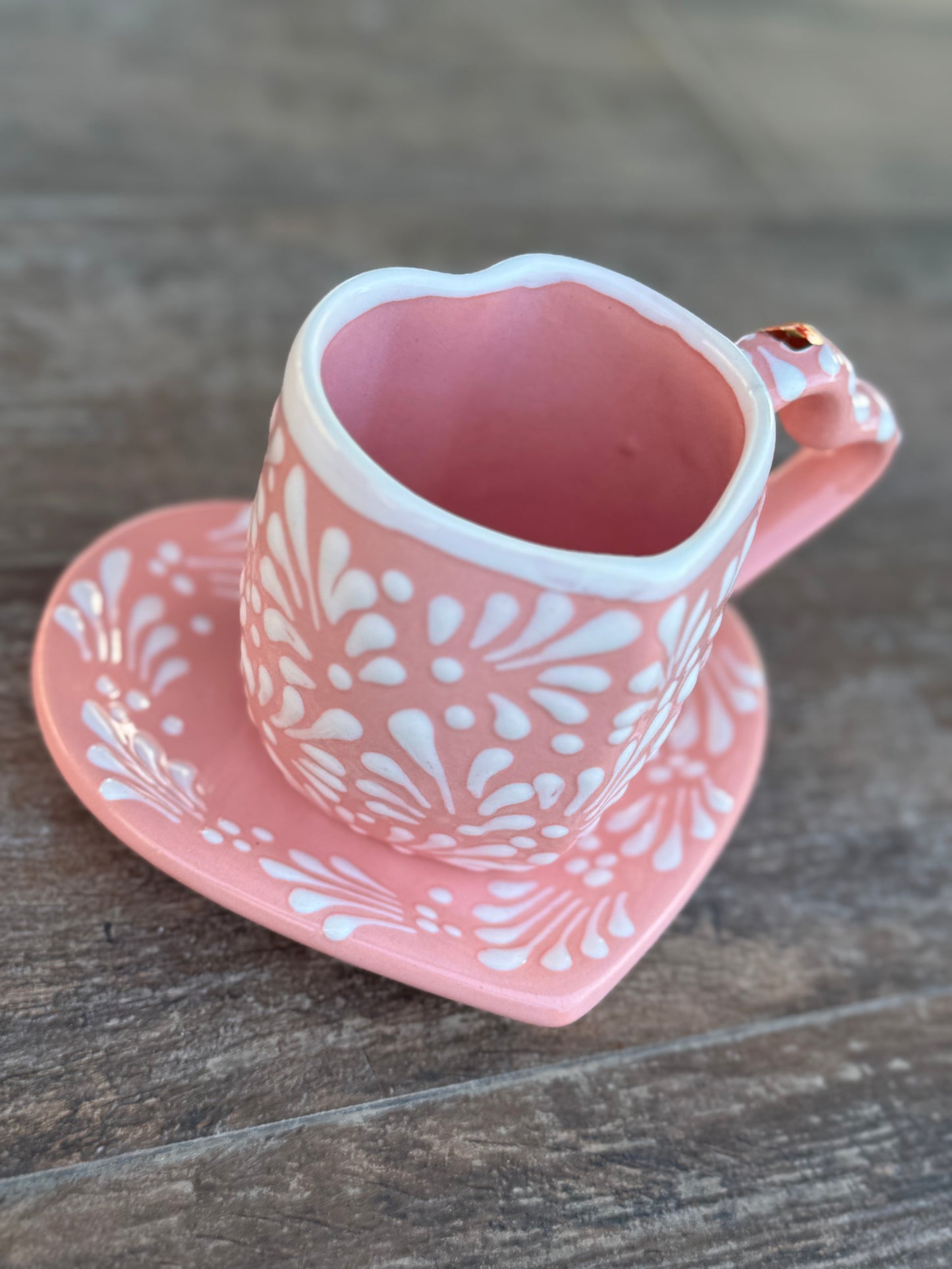 Mug & Heart Plate Set