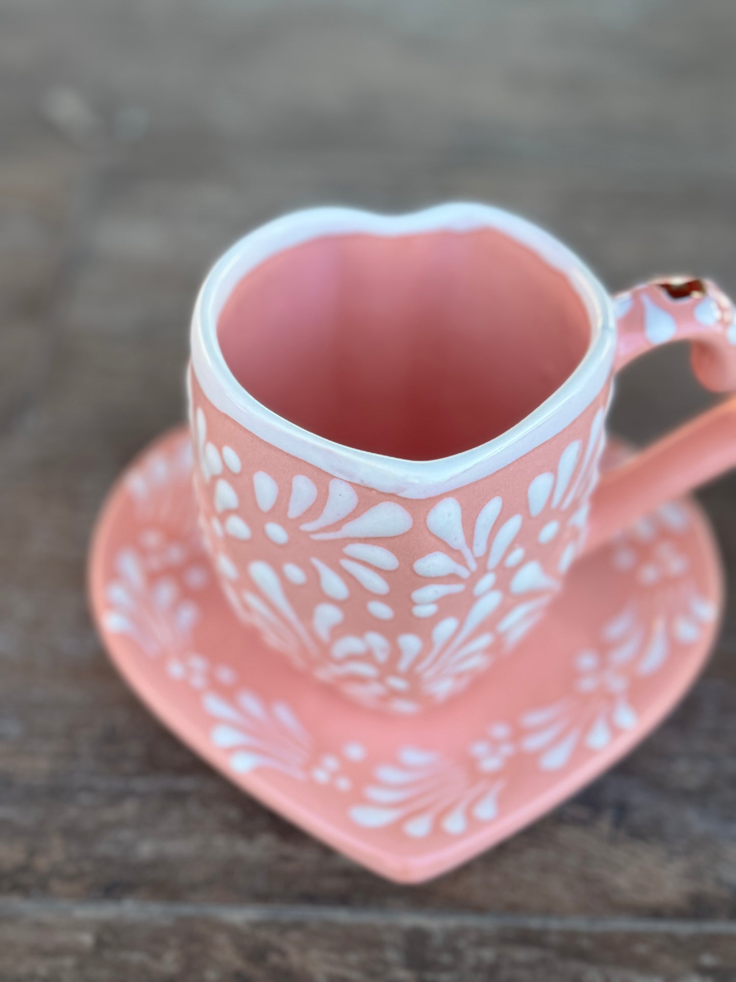 Mug & Heart Plate Set