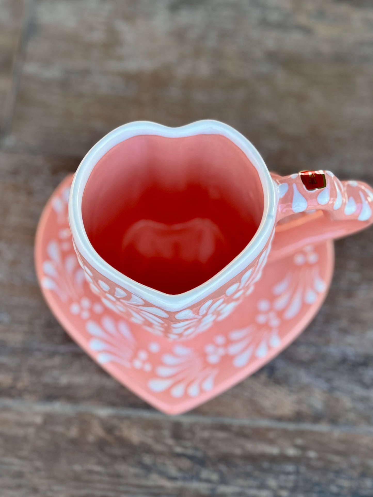 Mug & Heart Plate Set