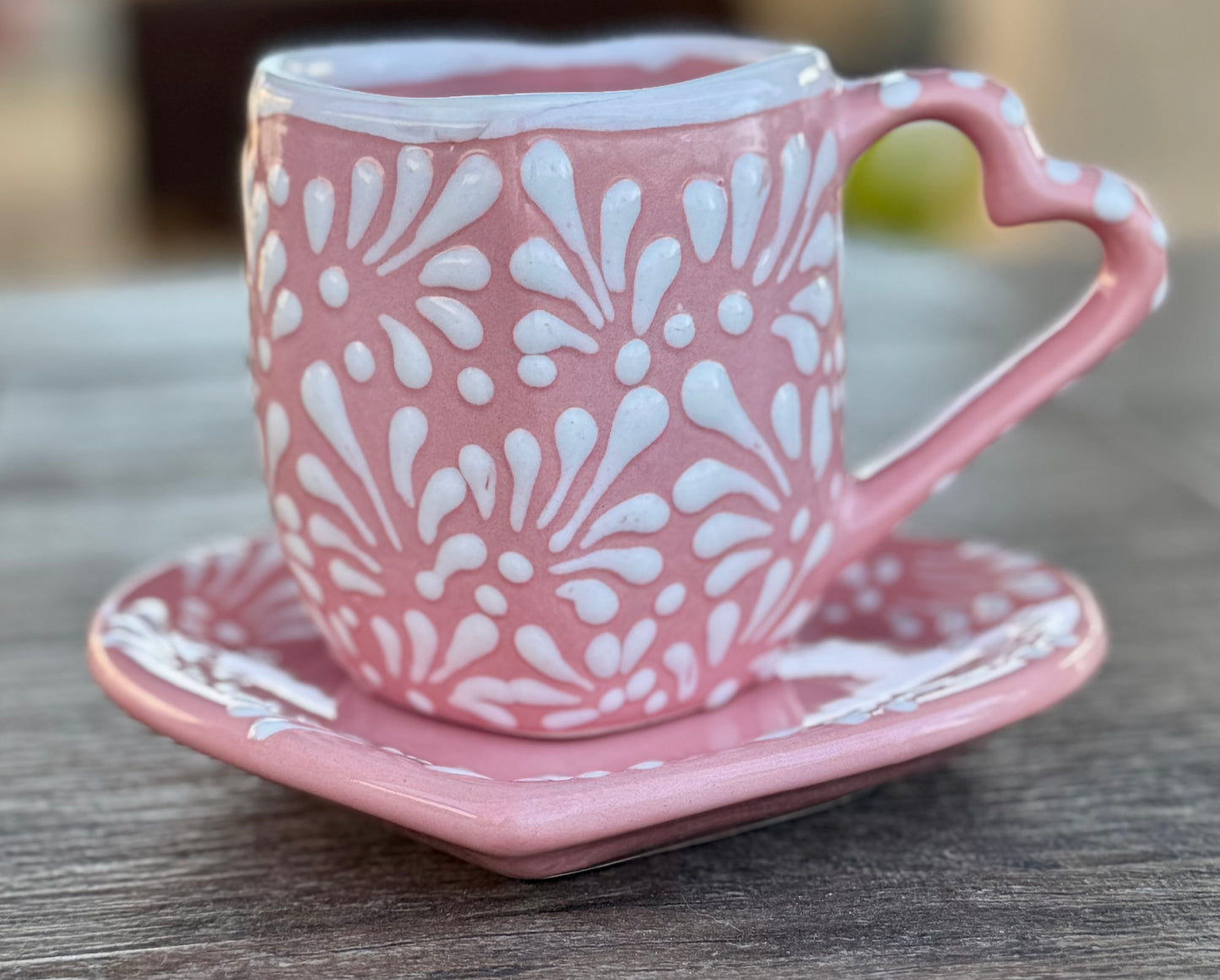 Mug & Heart Plate Set