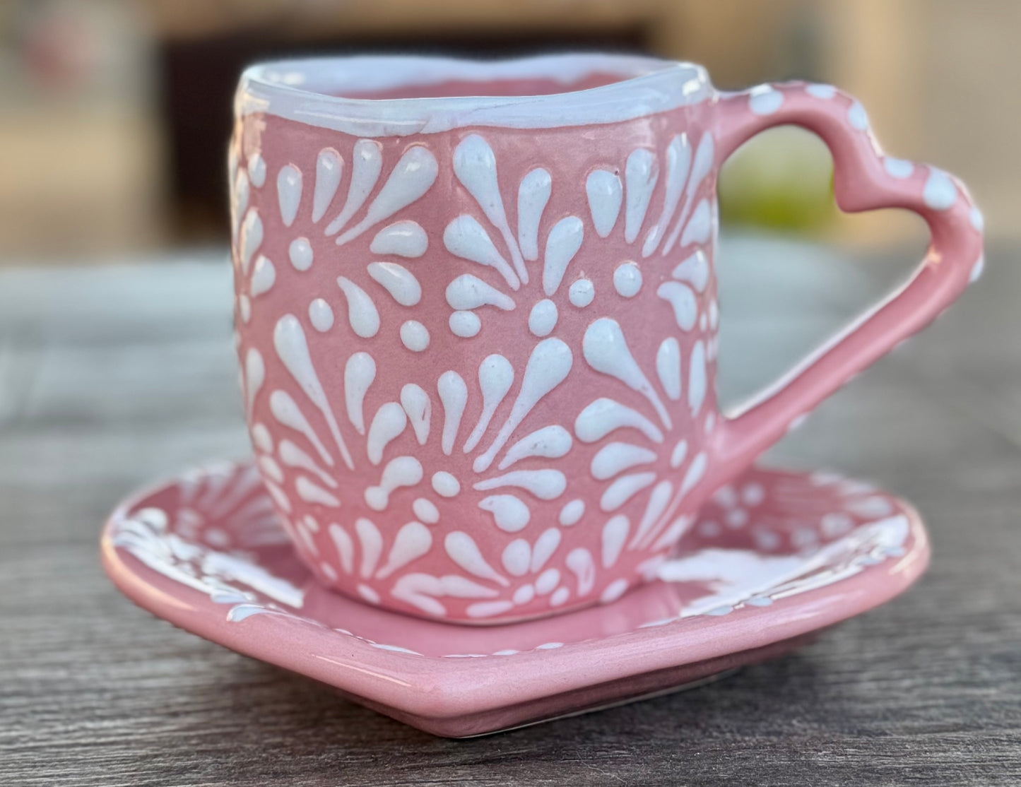 Mug & Heart Plate Set
