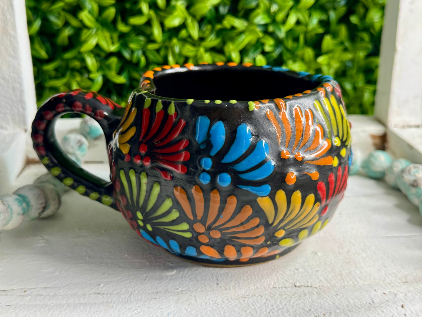 Heart Shape Talavera Mug