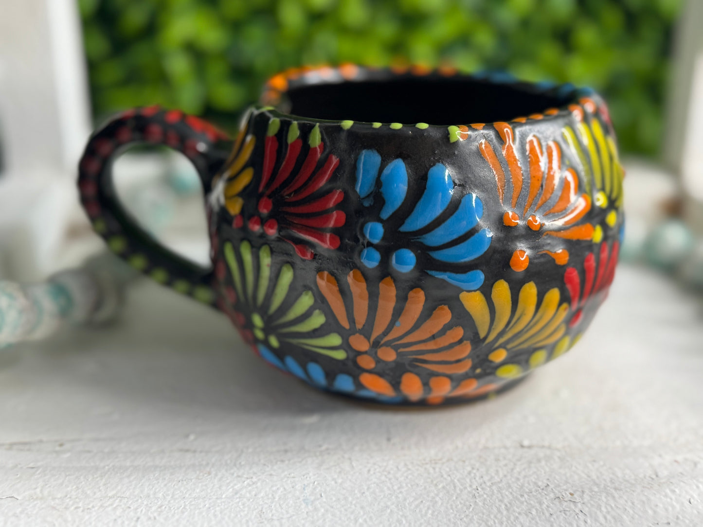 Heart Shape Talavera Mug