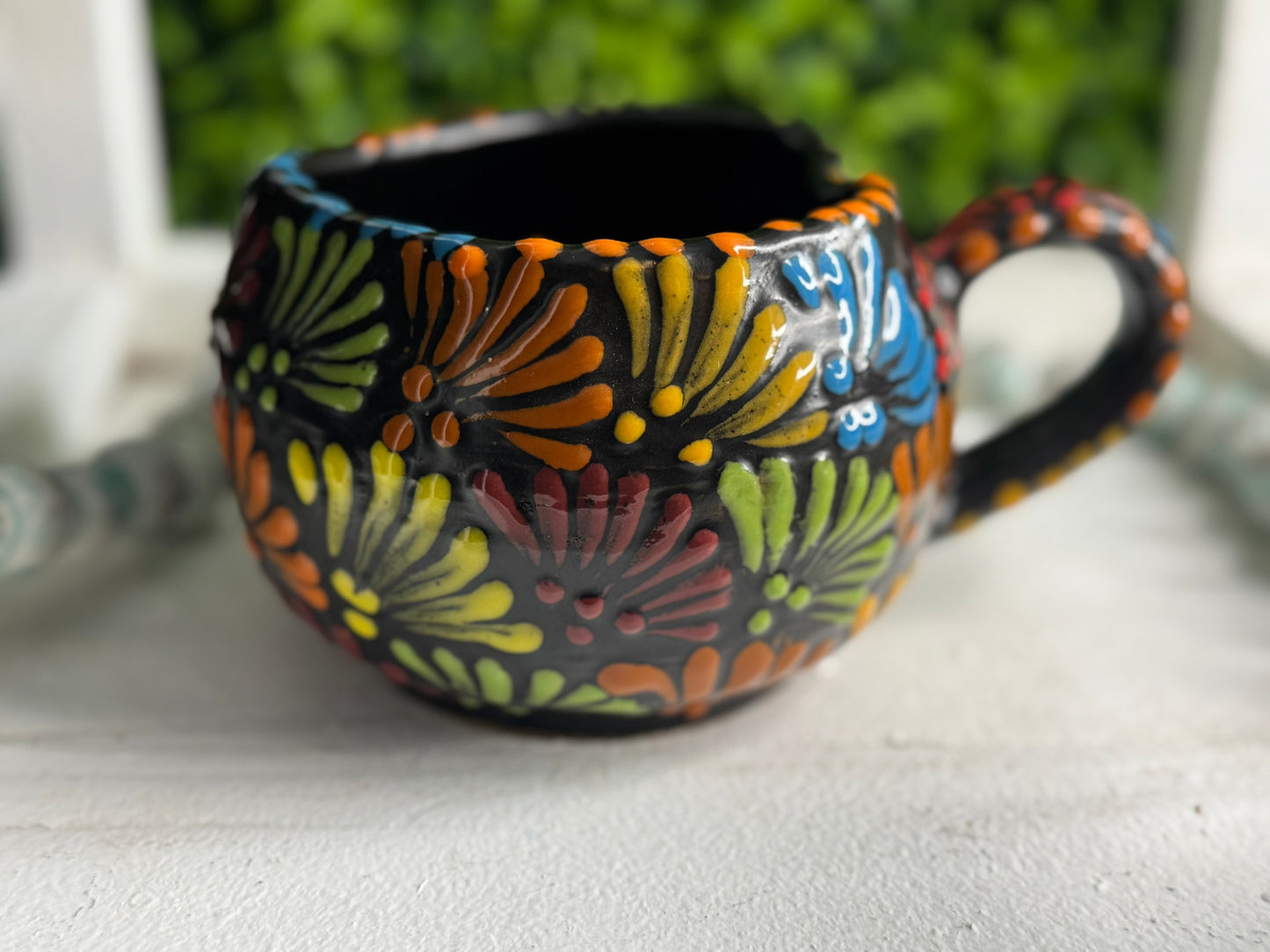 Heart Shape Talavera Mug