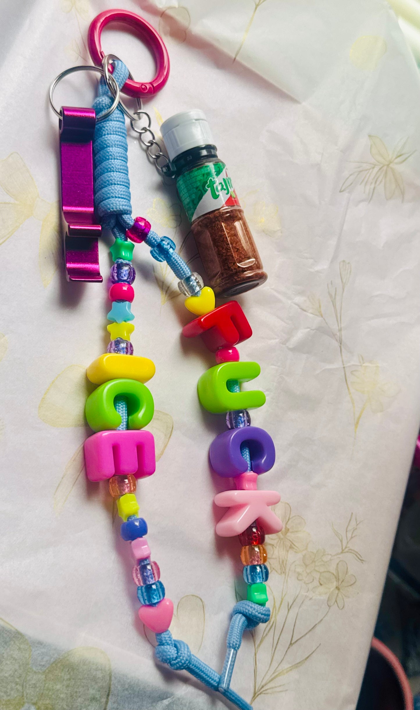 FUCK ICE Bag Charm with Tajin & Bottle opener