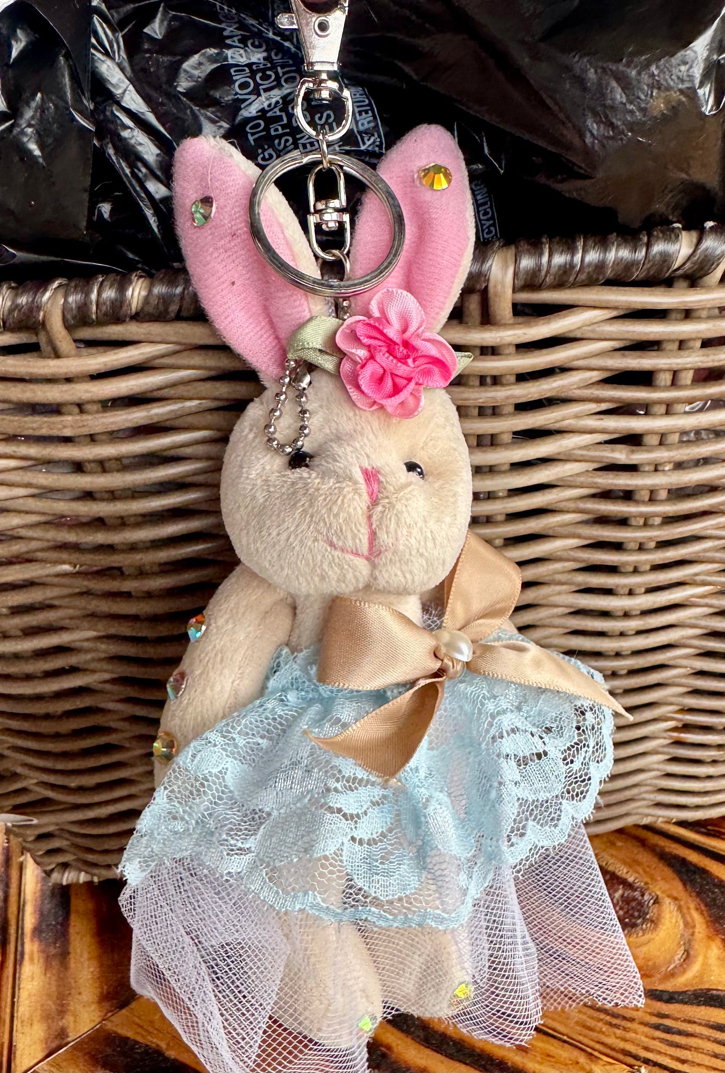 Bag Charm Stuff Bunny