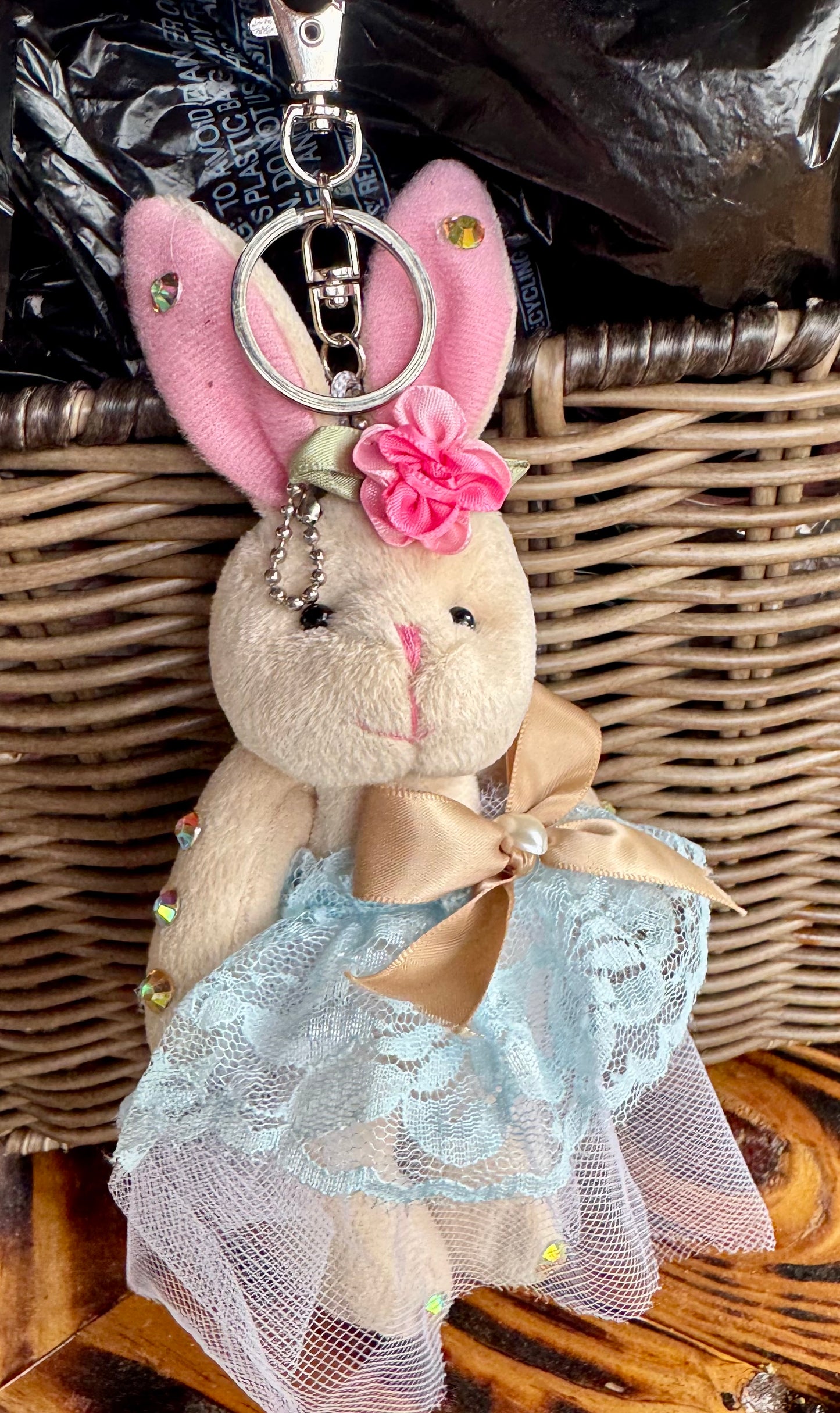 Bag Charm Stuff Bunny
