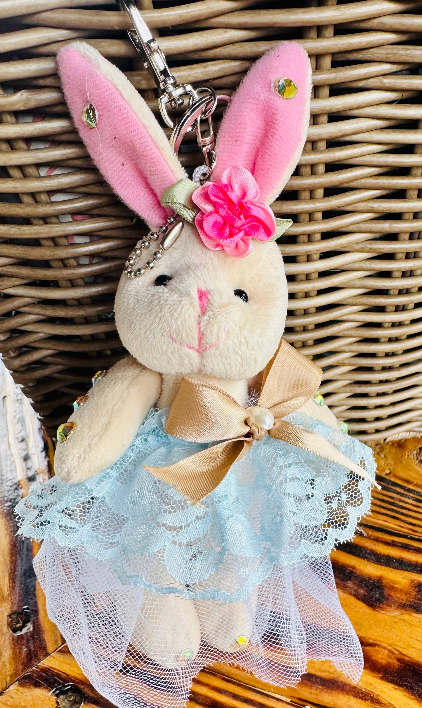 Bag Charm Stuff Bunny