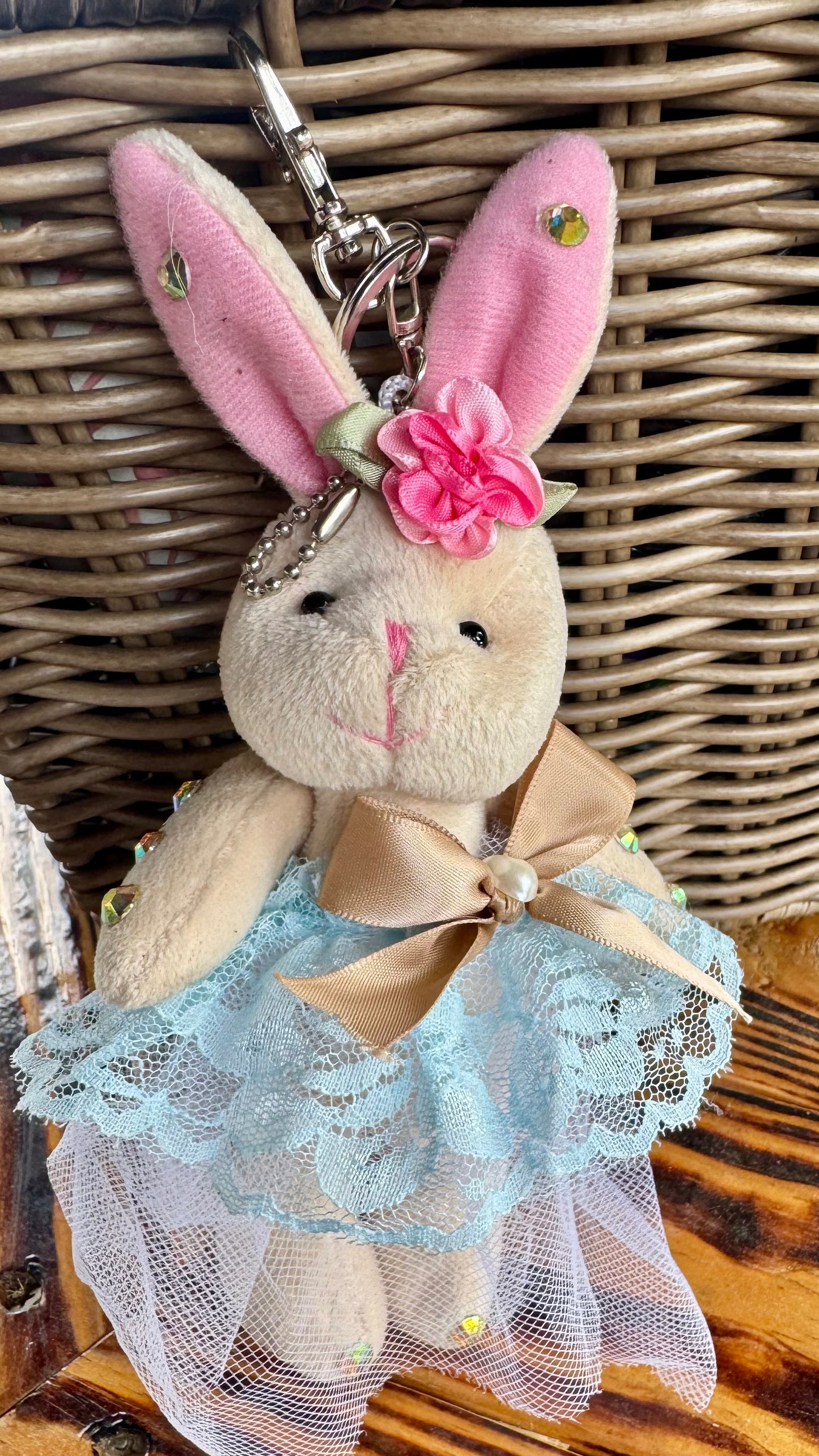 Bag Charm Stuff Bunny