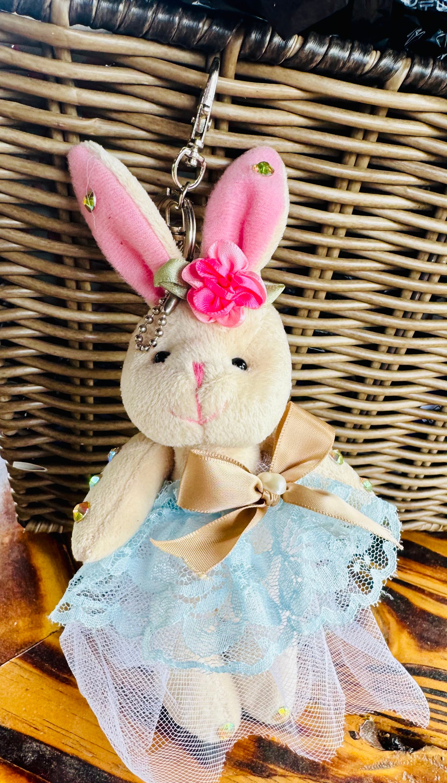 Bag Charm Stuff Bunny