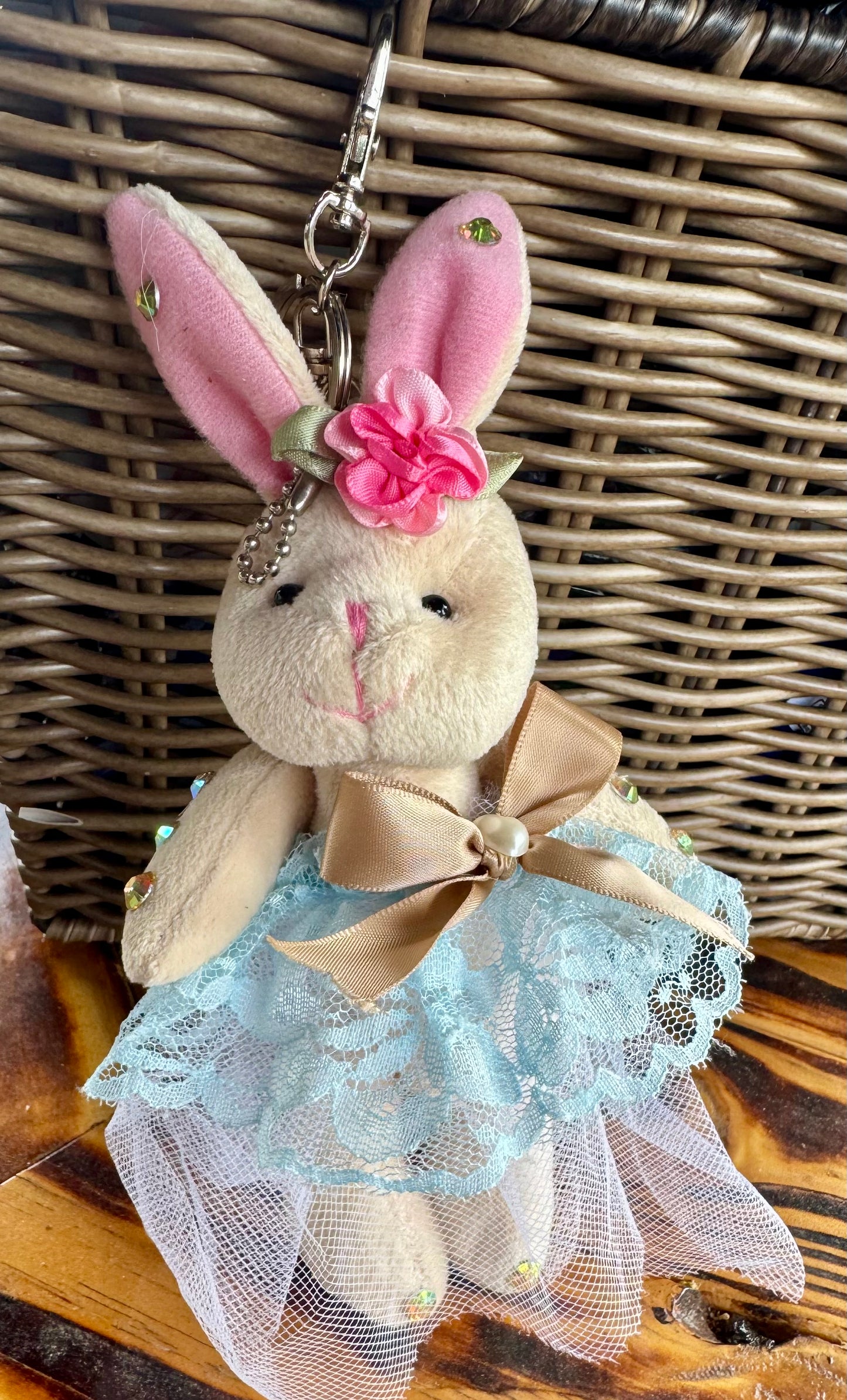 Bag Charm Stuff Bunny