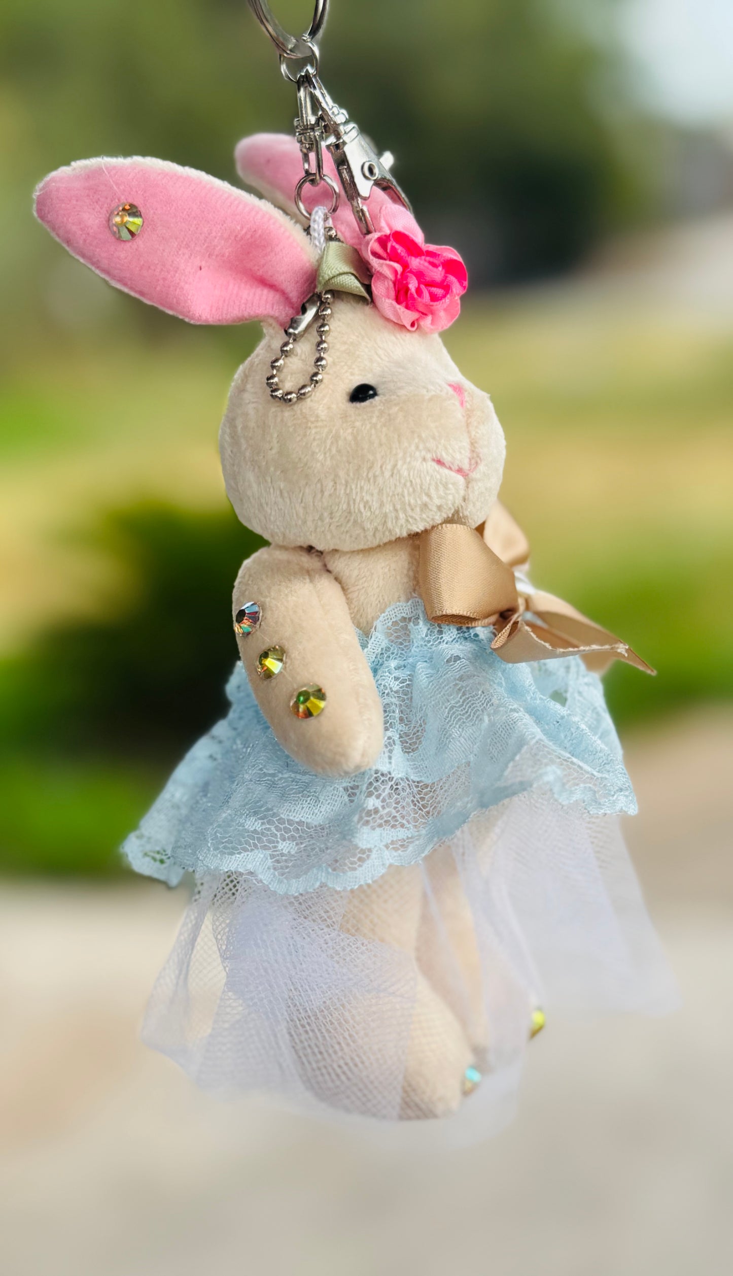 Bag Charm Stuff Bunny