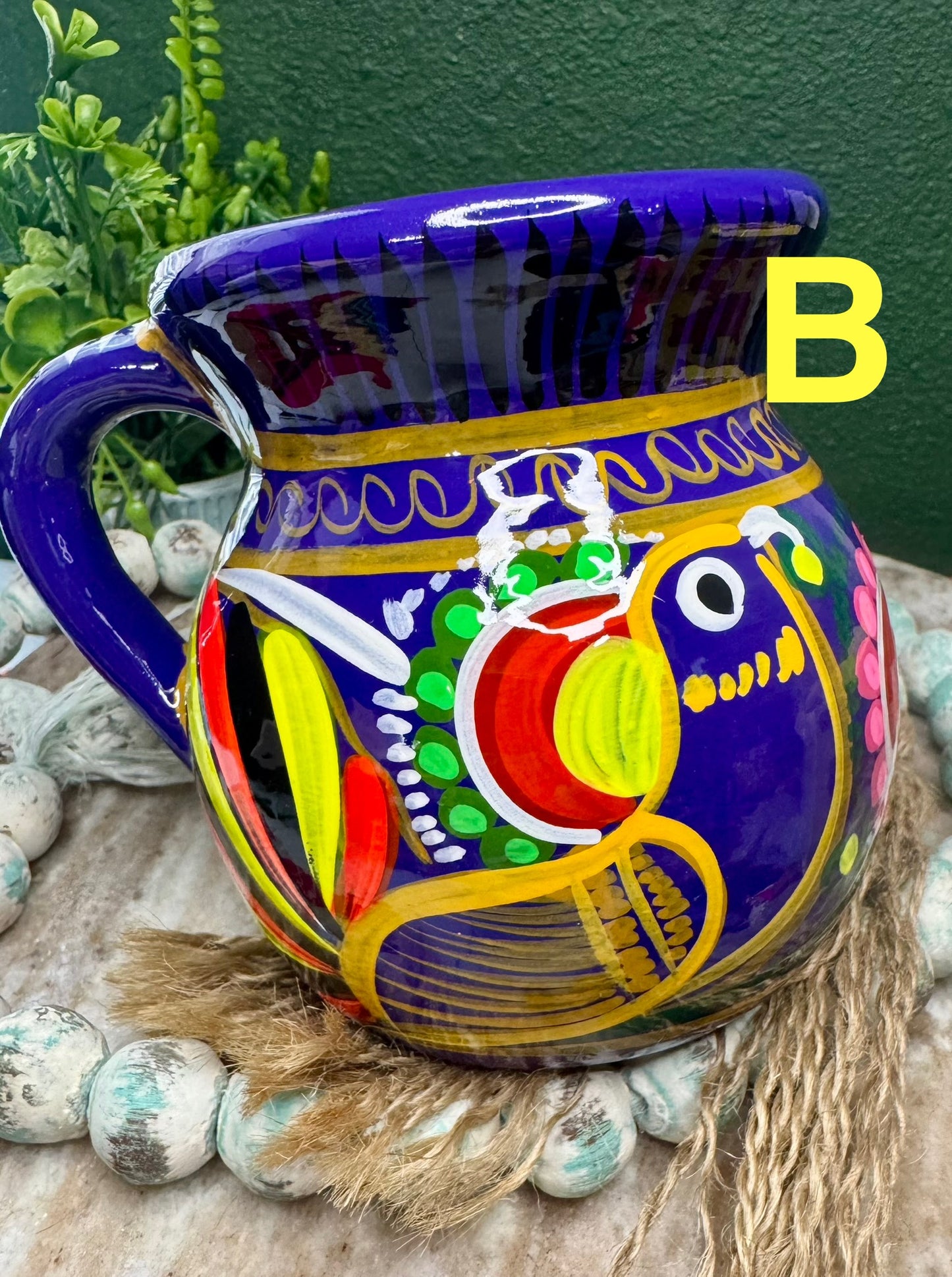 Hand painted Mexican Mug