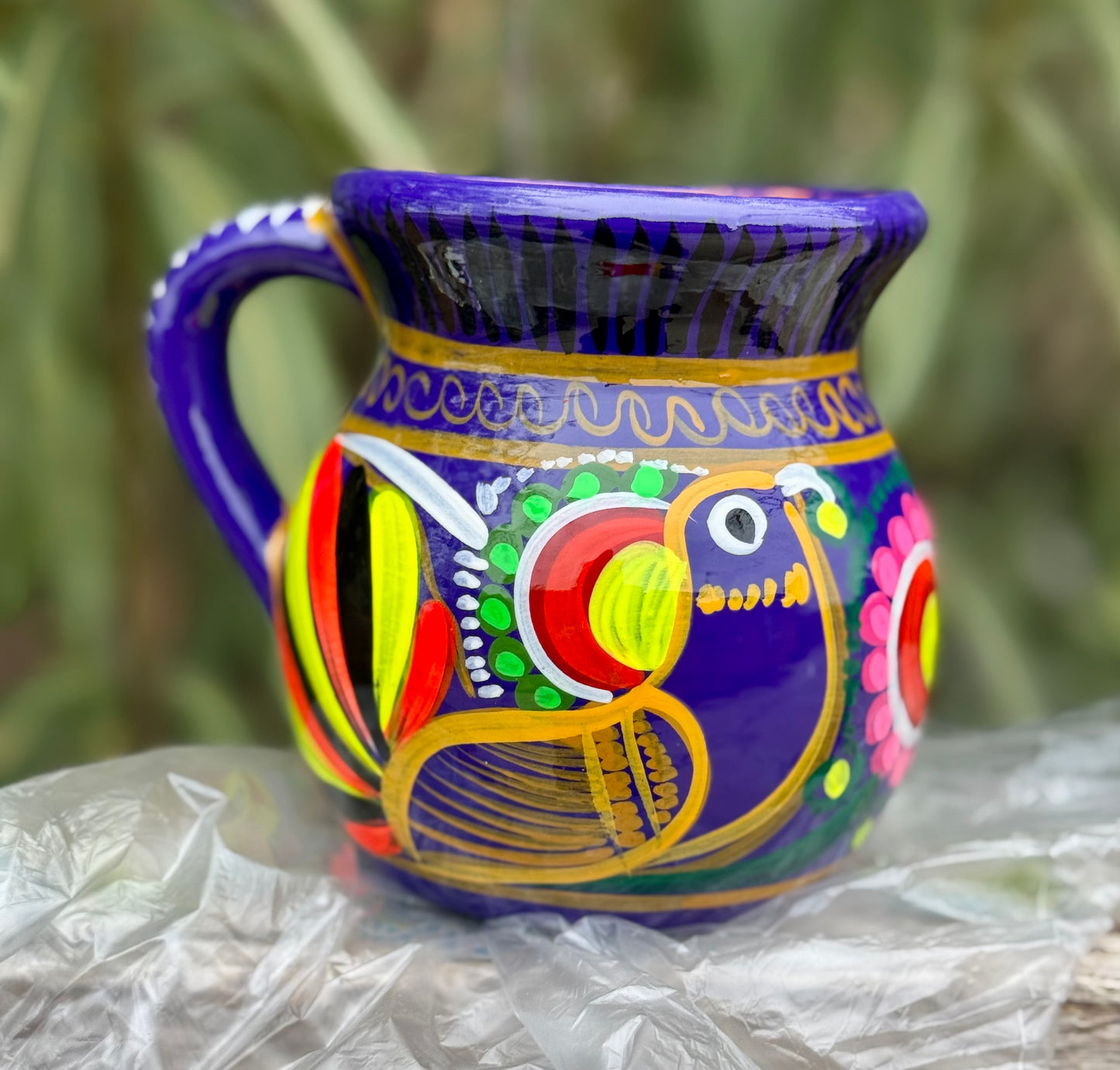 Hand painted Mexican Mug