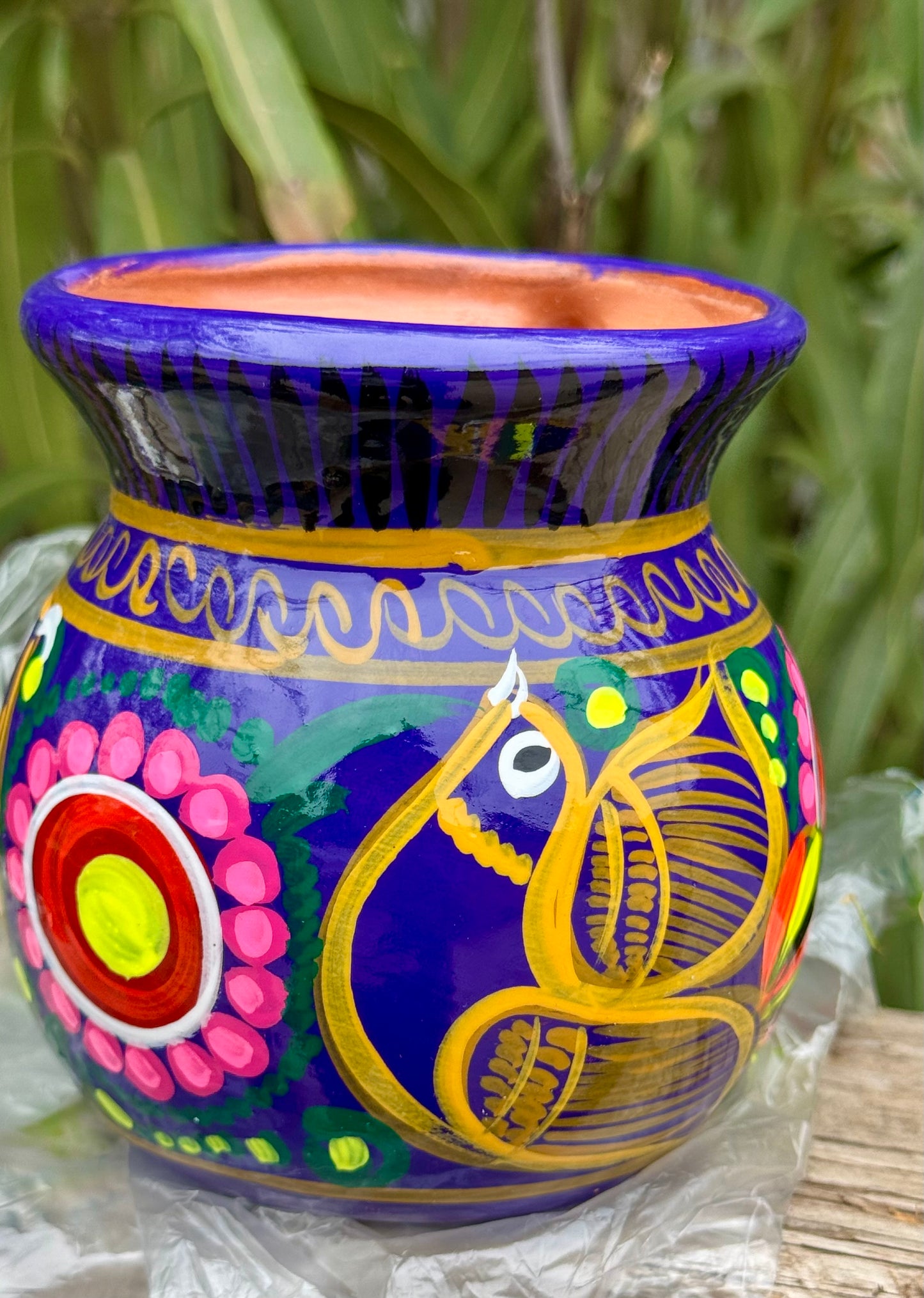 Hand painted Mexican Mug