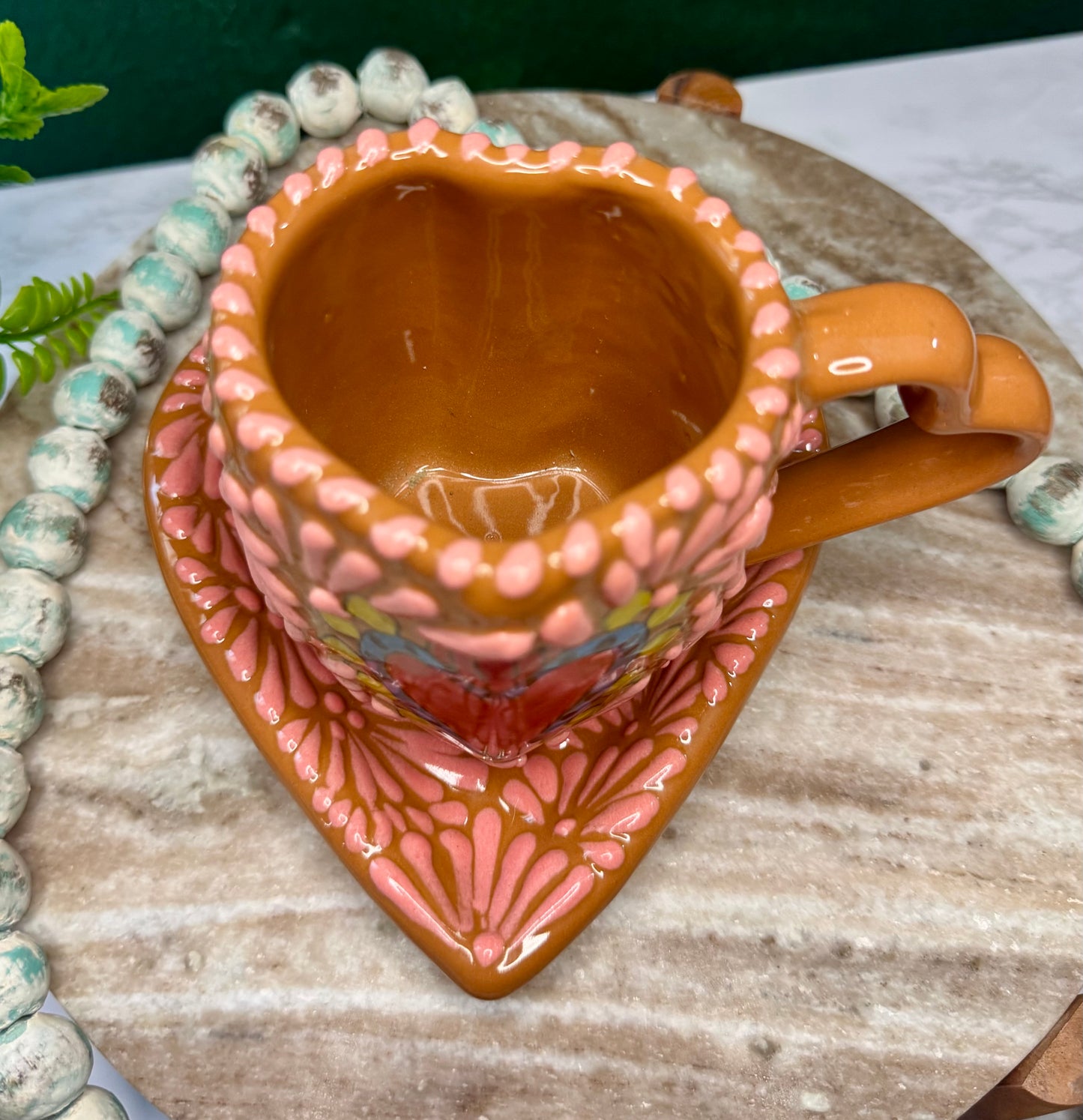 Heart shape & Plate Talavera Set