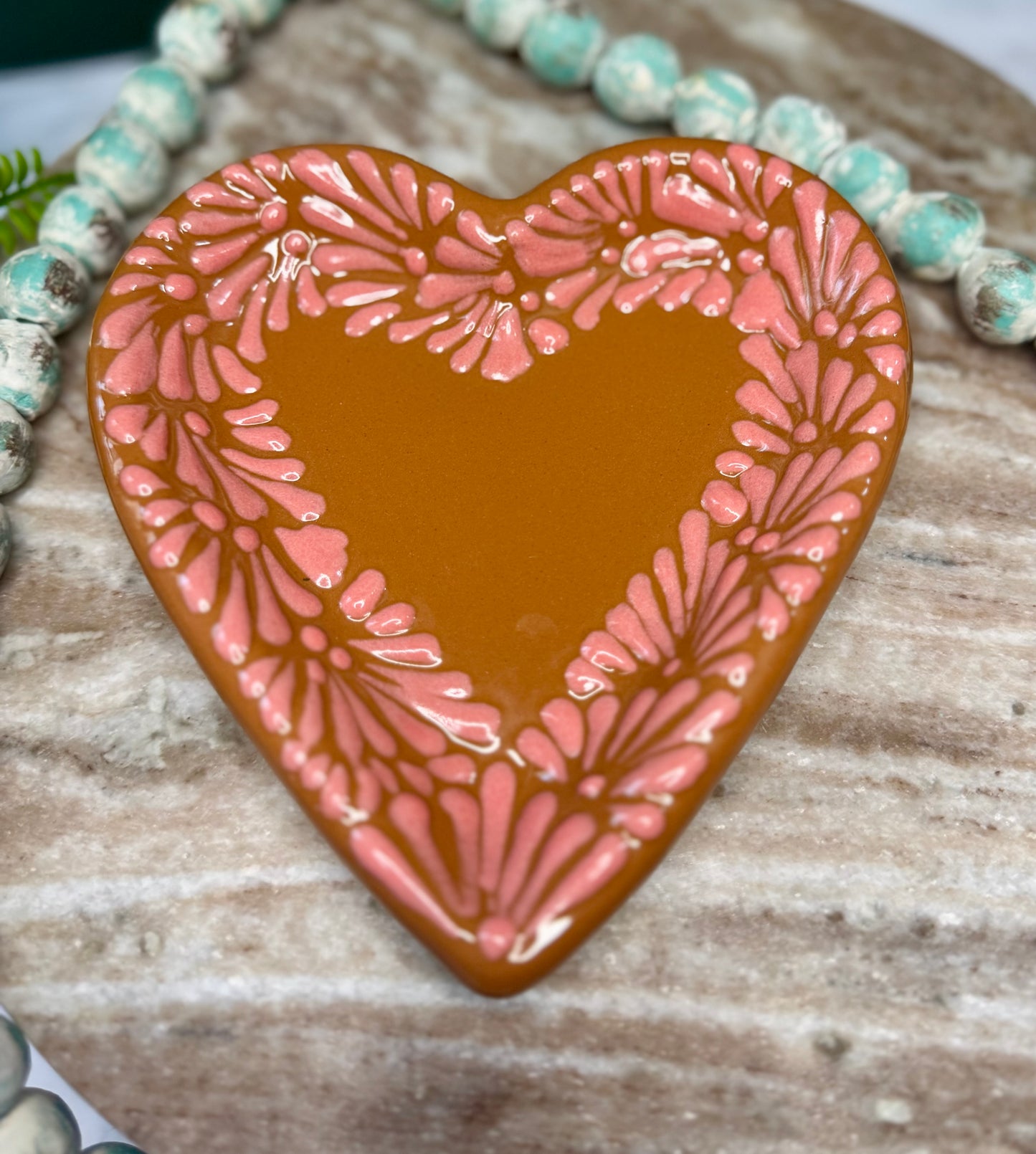 Heart shape & Plate Talavera Set