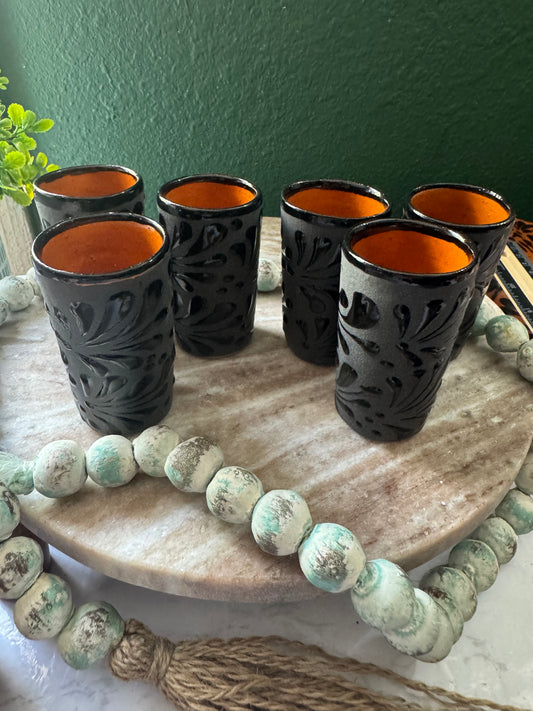 Tequileros de Barro Set of 6