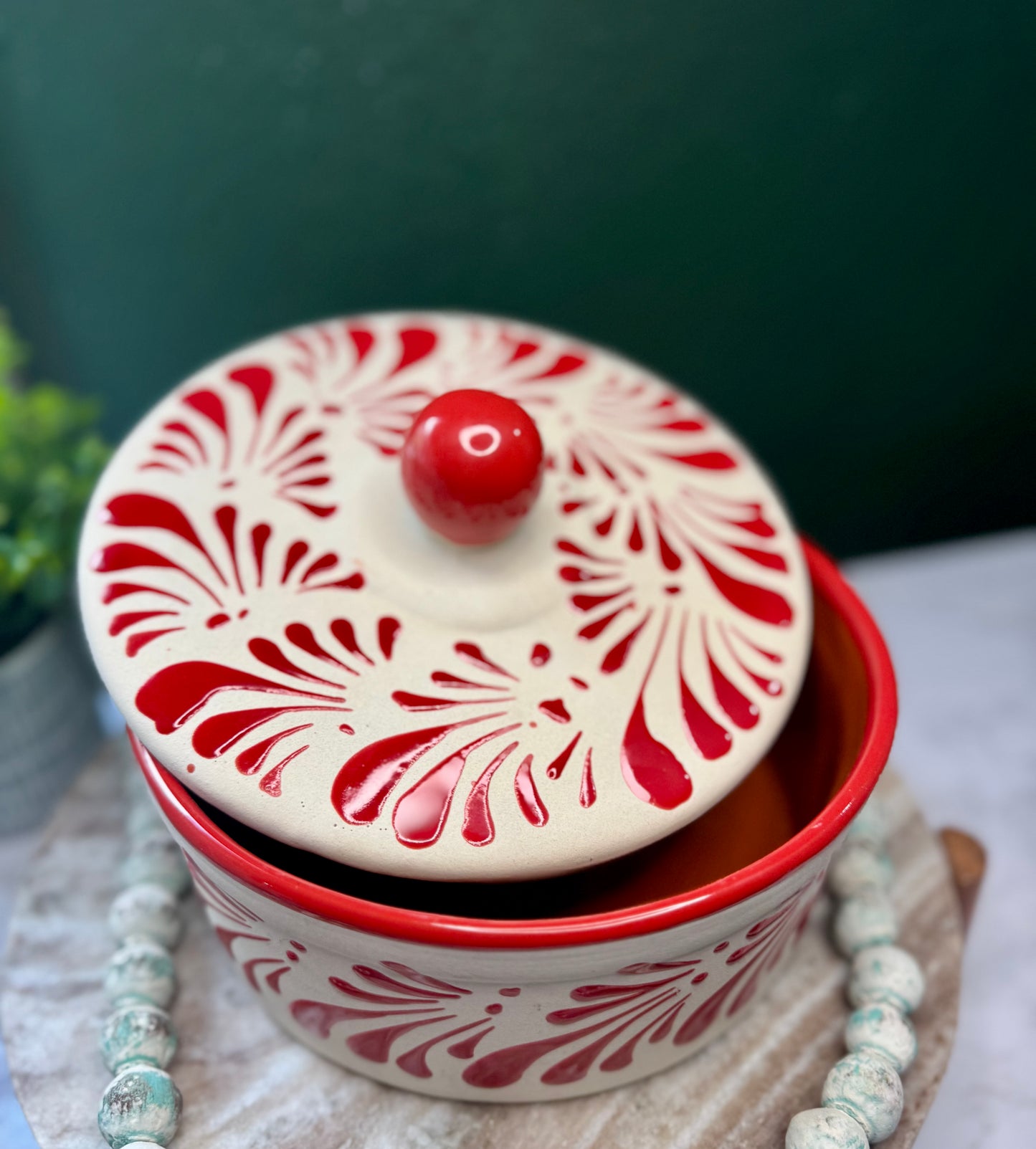 Tortillero Artesanal /Mexican Clay tortilla warmer /holder