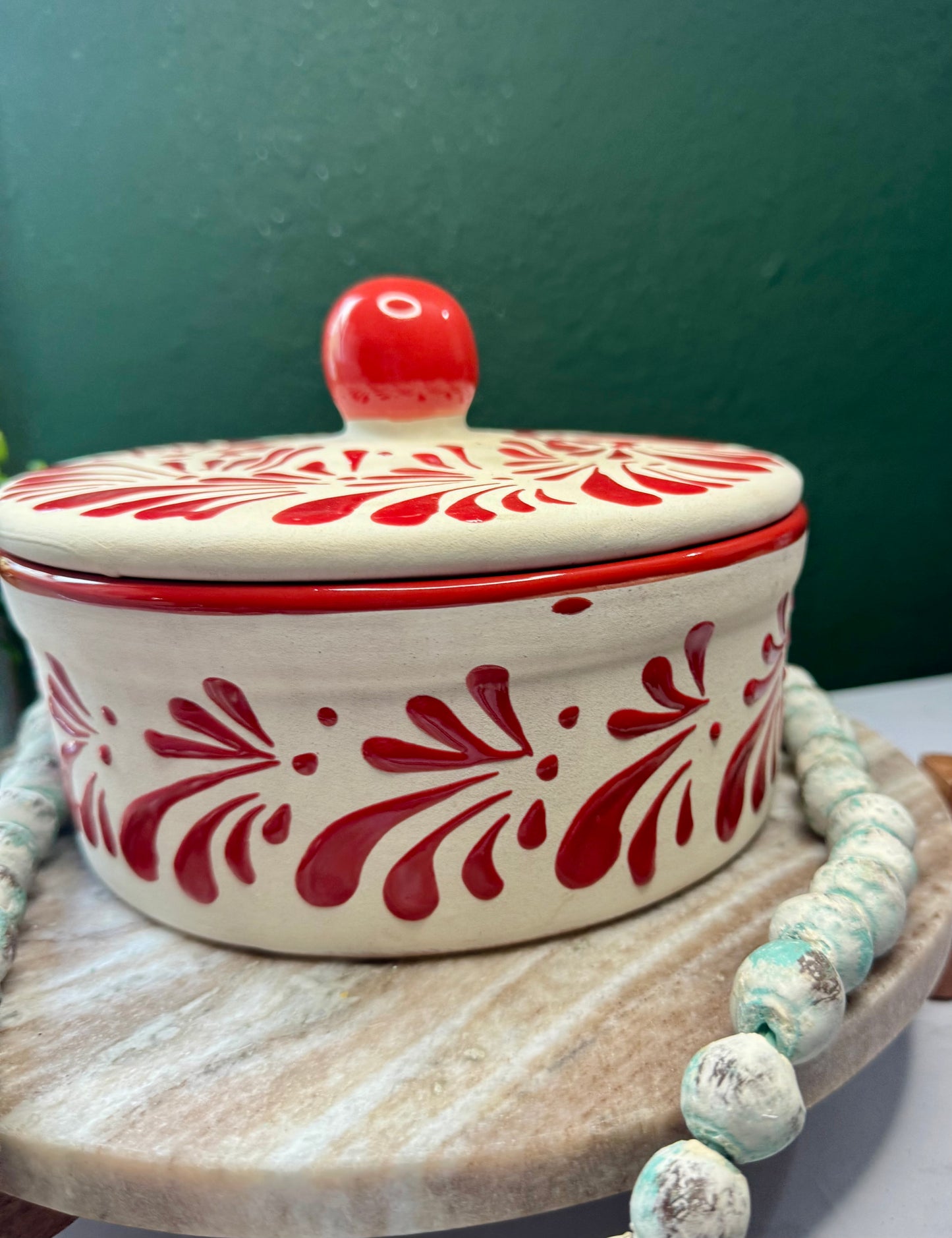 Tortillero Artesanal /Mexican Clay tortilla warmer /holder