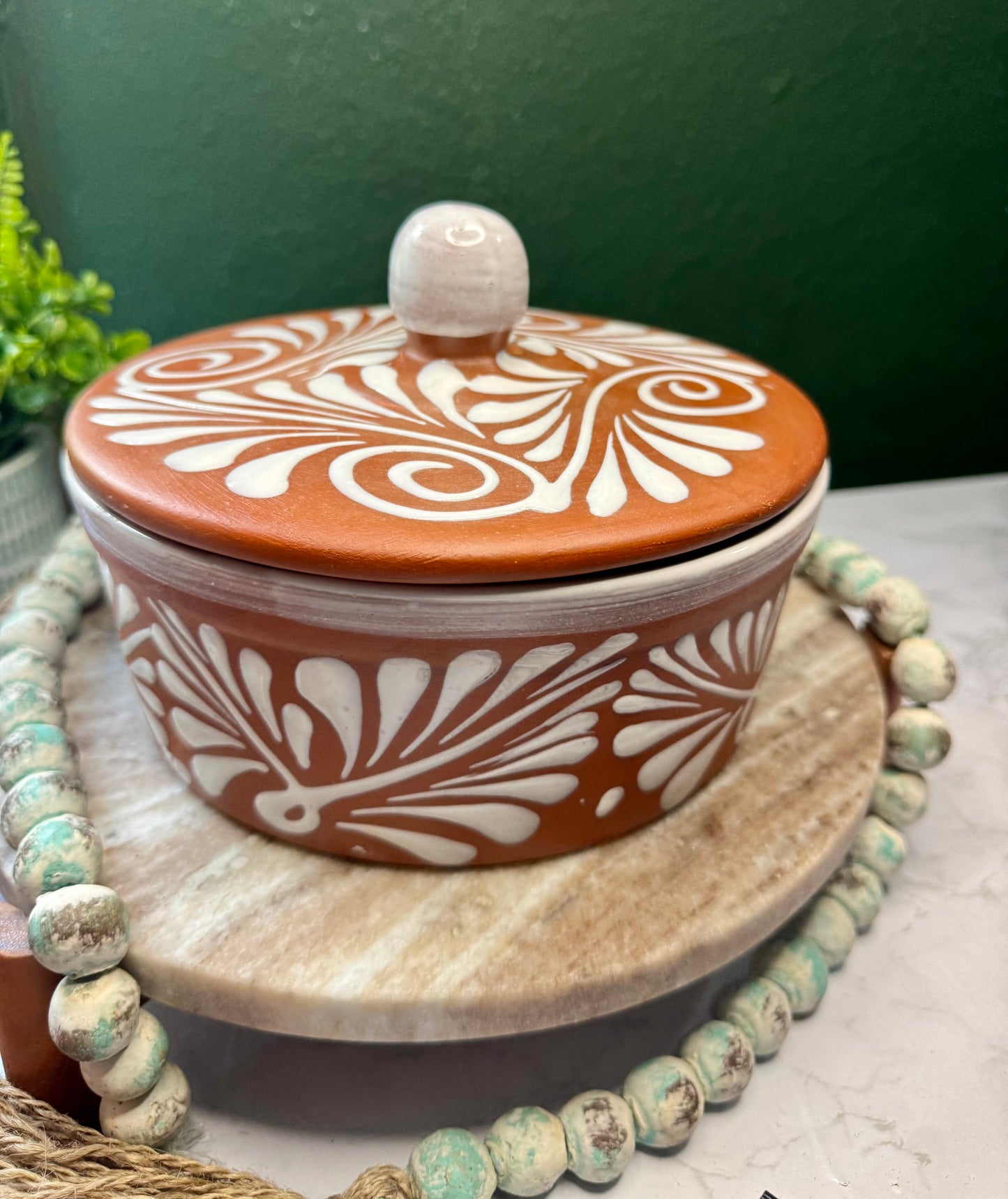 Tortillero Artesanal /Mexican Clay tortilla warmer /holder