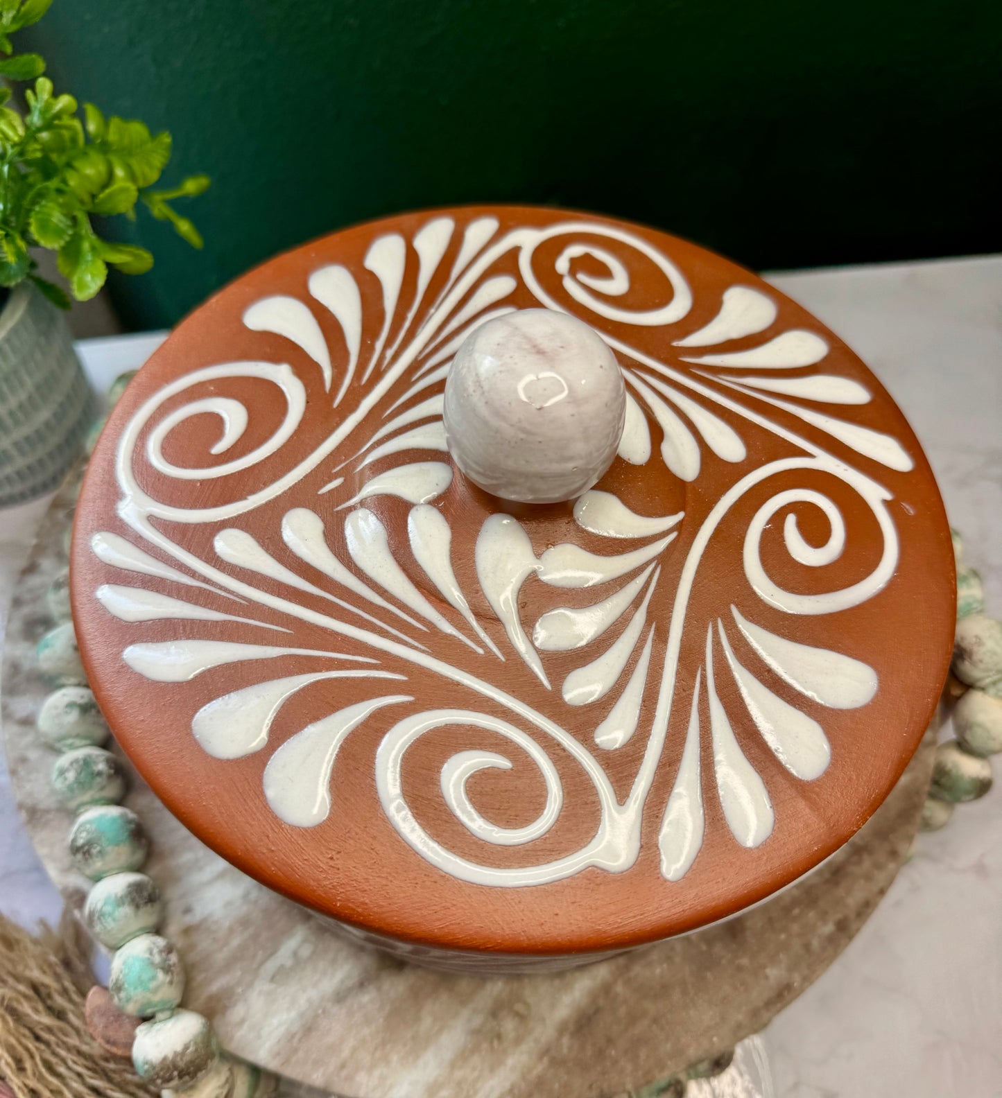 Tortillero Artesanal /Mexican Clay tortilla warmer /holder