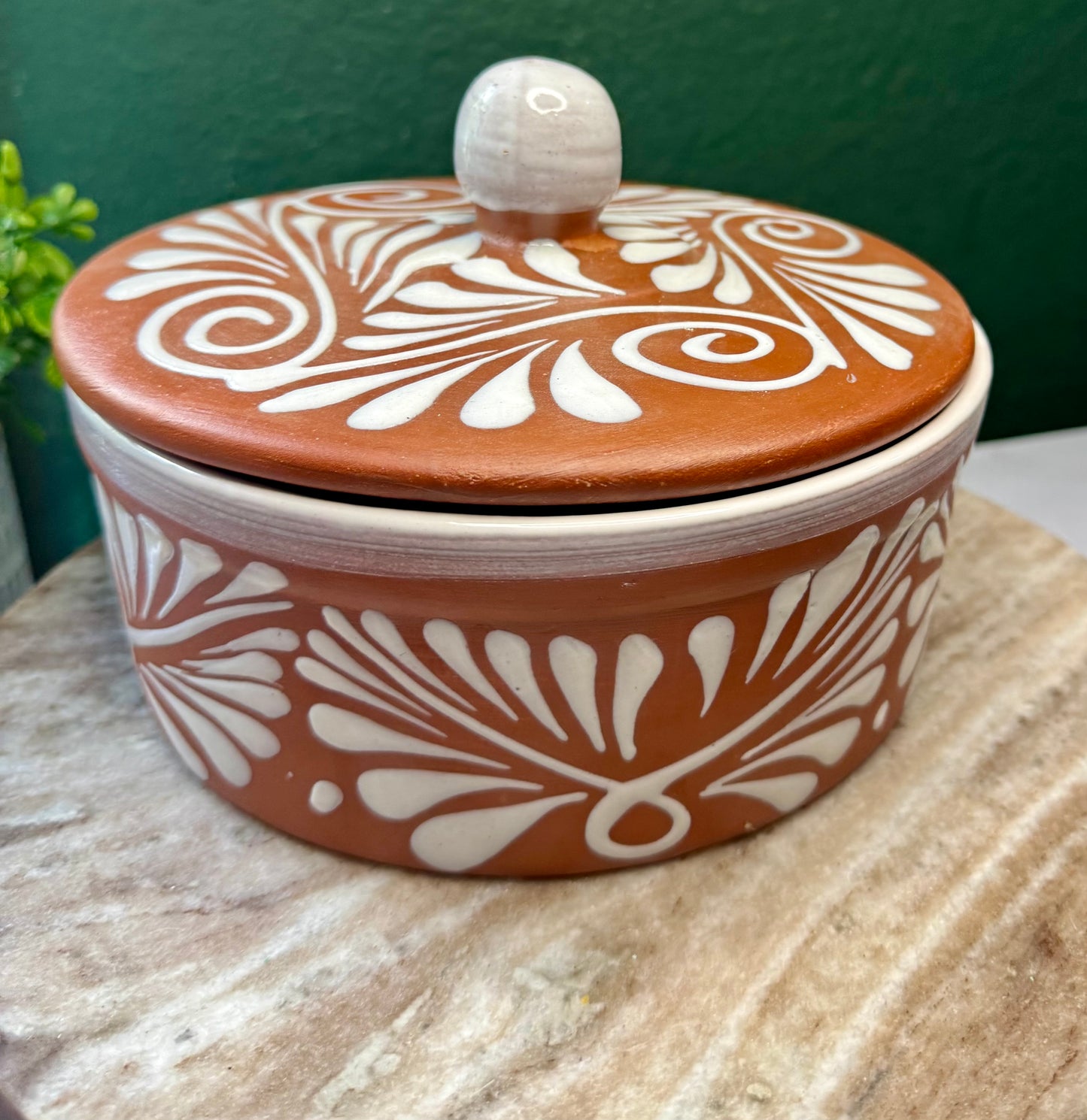 Tortillero Artesanal /Mexican Clay tortilla warmer /holder
