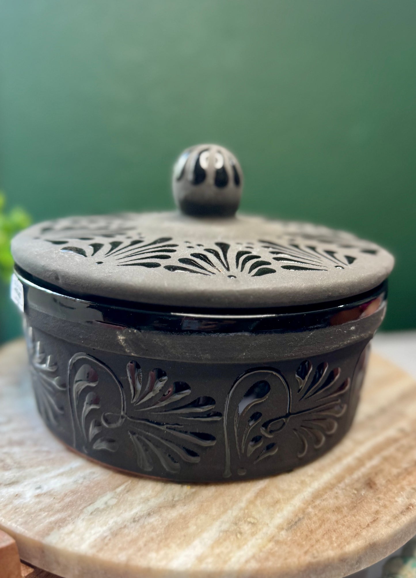 Tortillero Artesanal /Mexican Clay tortilla warmer /holder