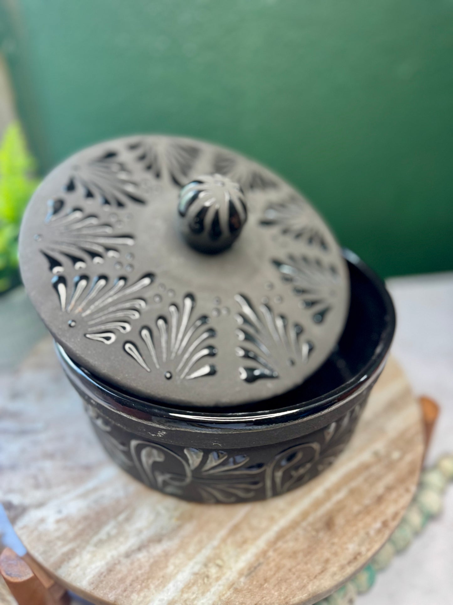 Tortillero Artesanal /Mexican Clay tortilla warmer /holder